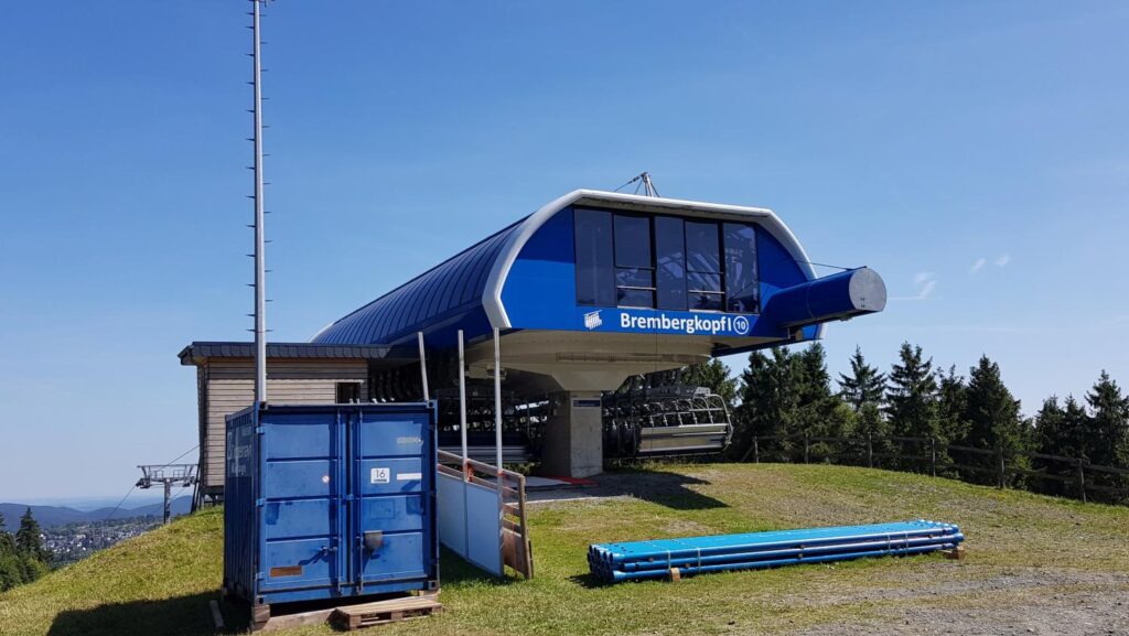Bergstation Skilift, Winterberg